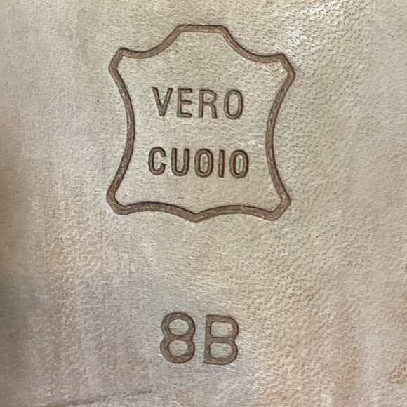 Talbots Kitten Heel Sandals Slides Sz 8B  White Patent Leather #307C - Picture 9 of 10